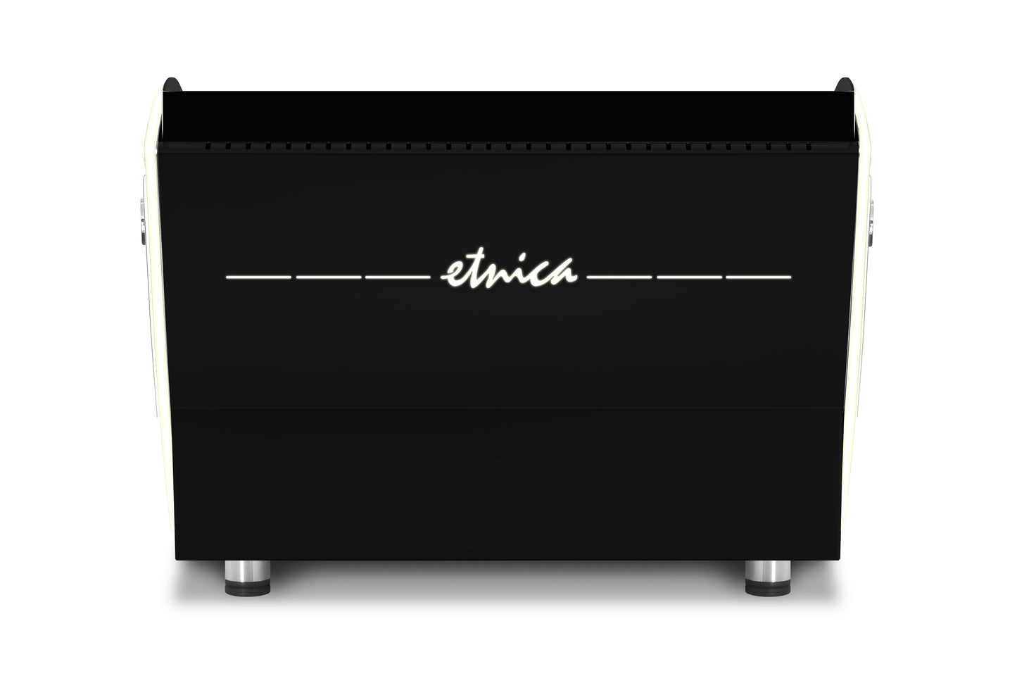 ETNICA EVOLUTION - ALL BLACK MATT WITH DOUBLE LED SIDE / ORCHESTRALE COFFEE MACHINE