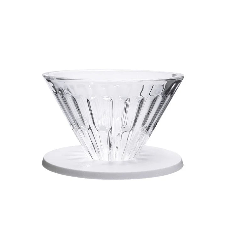 Timemore - Crystal Eye Glass Dripper PC Holder White