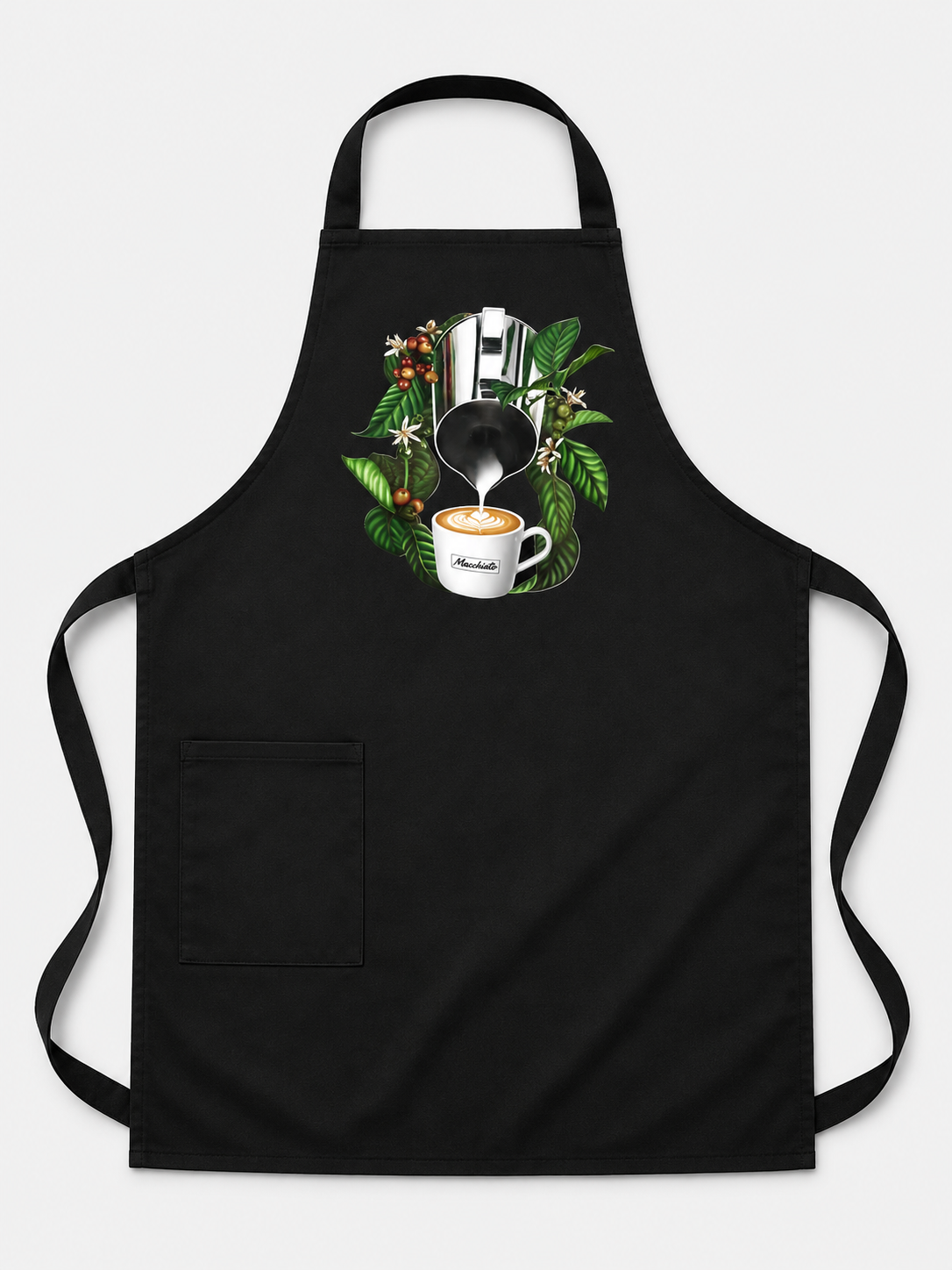 Barista Apron-Latte Art Design