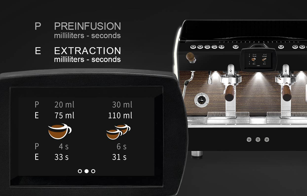 ETNICA EVOLUTION - ALL BLACK MATT WITH DOUBLE LED SIDE AND NUT KIT SPECIAL EDITION-FULL OPTION / ORCHESTRALE COFFEE MACHINE