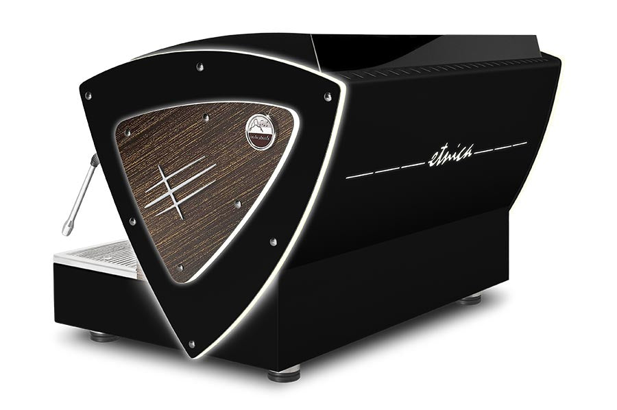ETNICA EVOLUTION - ALL BLACK MATT WITH DOUBLE LED SIDE AND NUT KIT SPECIAL EDITION-FULL OPTION / ORCHESTRALE COFFEE MACHINE