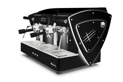 ETNICA EVOLUTION - ALL BLACK MATT WITH DOUBLE LED SIDE / ORCHESTRALE COFFEE MACHINE