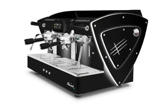 ETNICA EVOLUTION - ALL BLACK MATT WITH DOUBLE LED SIDE / ORCHESTRALE COFFEE MACHINE