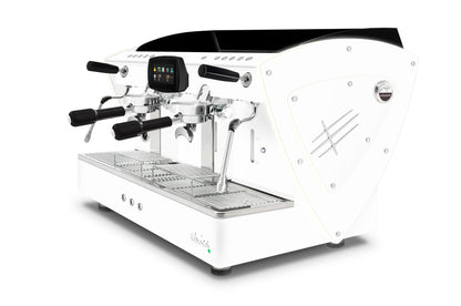 ETNICA EVOLUTION - ALL WHITE MATT WITH DOUBLE LED SIDE / ORCHESTRALE COFFEE MACHINE