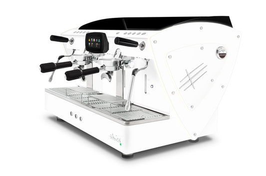 ETNICA EVOLUTION - ALL WHITE MATT WITH DOUBLE LED SIDE / ORCHESTRALE COFFEE MACHINE