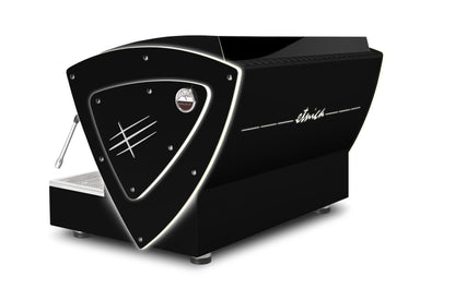 ETNICA EVOLUTION - ALL BLACK MATT WITH DOUBLE LED SIDE / ORCHESTRALE COFFEE MACHINE