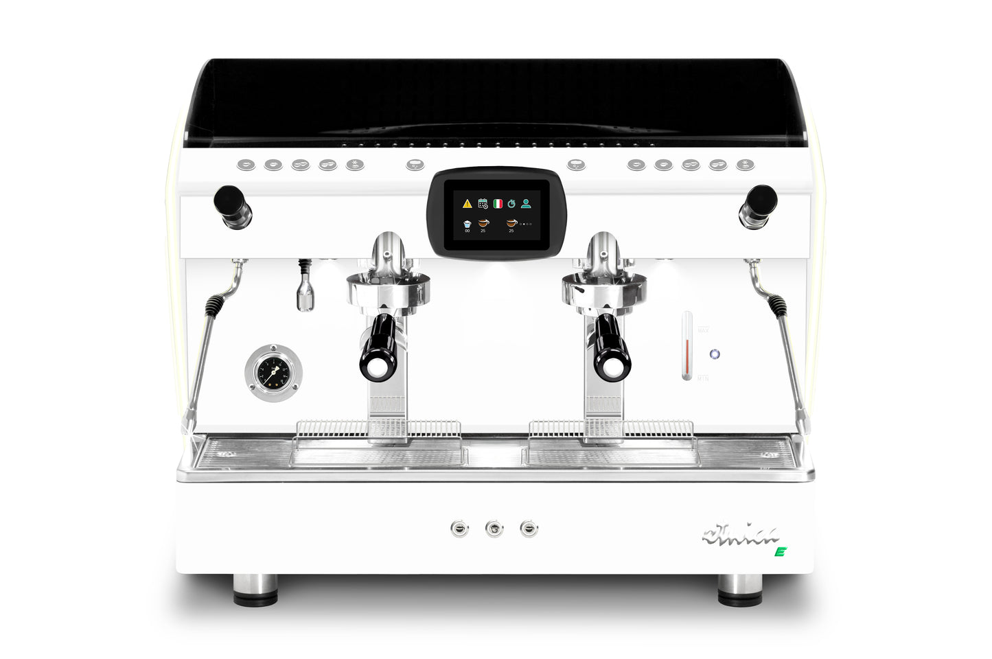 ETNICA EVOLUTION - ALL WHITE MATT WITH DOUBLE LED SIDE / ORCHESTRALE COFFEE MACHINE