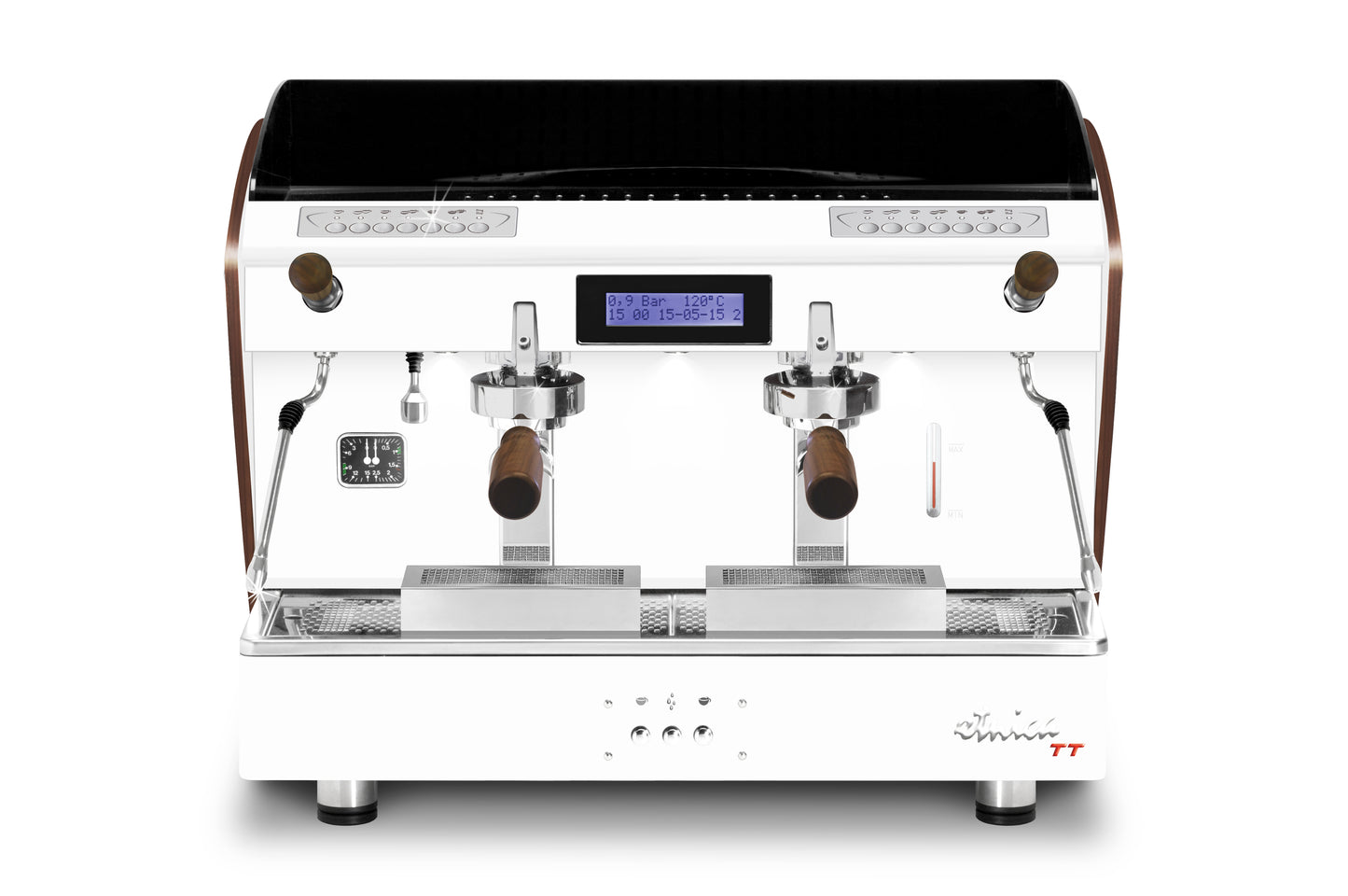 ETNICA DISPLAY TT - ALL WHITE WITH WOOD SIDES - ORCHESTRALE COFFEE MACHINE