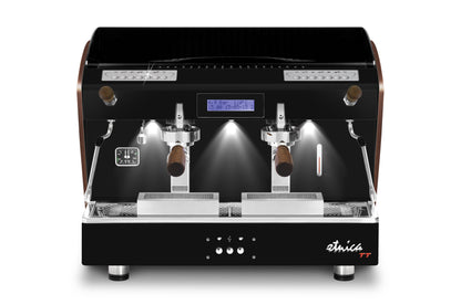 ETNICA DISPLAY TT - ORCHESTRALE COFFEE MACHINE (ALL BLACK + WOOD SIDES)