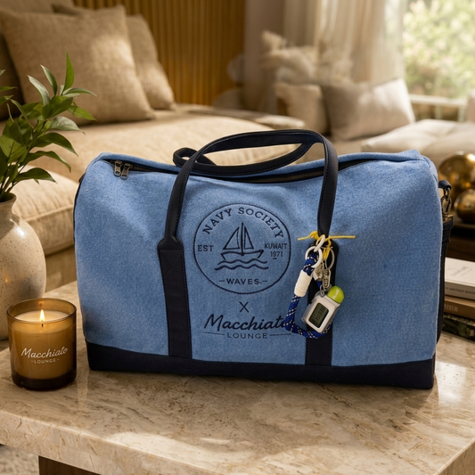 Navy Society & Macchiato Lounge (Collaboration) Bag