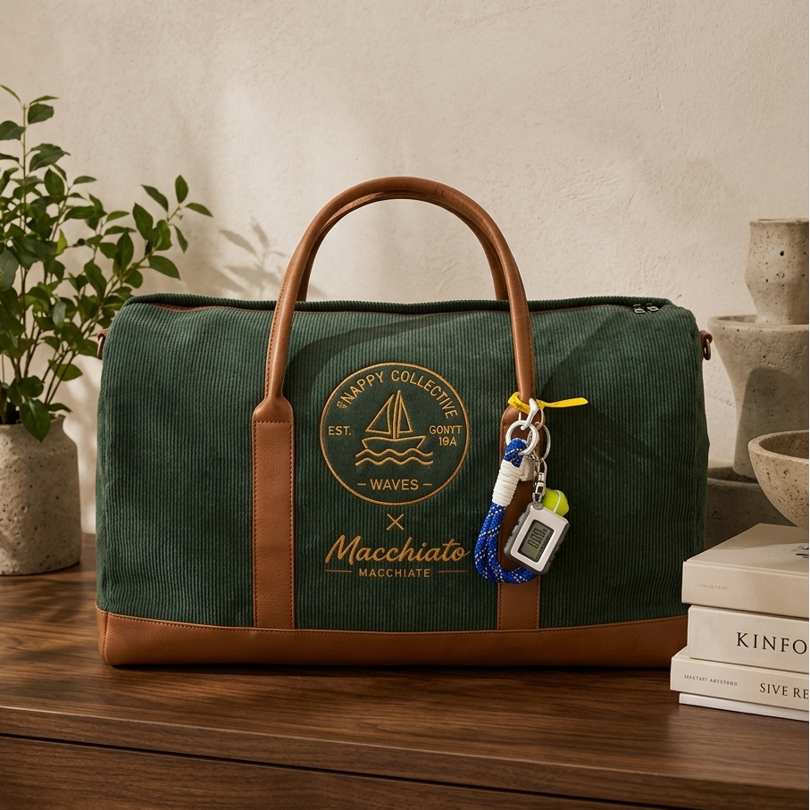 Navy Society & Macchiato Lounge (Collaboration) Bag