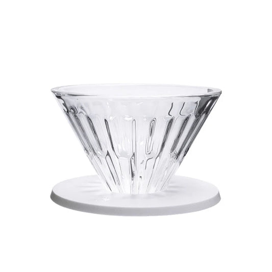Timemore - Crystal Eye Glass Dripper PC Holder White