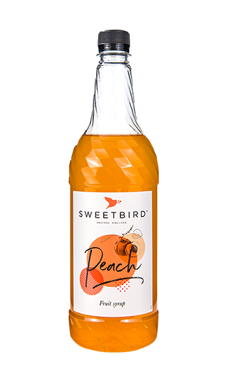 Peach syrup 1000 ml - Sweetbird