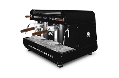 RADIOFONICA 2GR Display with PURGE button ALL BLACK WITH NUT KIT ORCHESTRALE