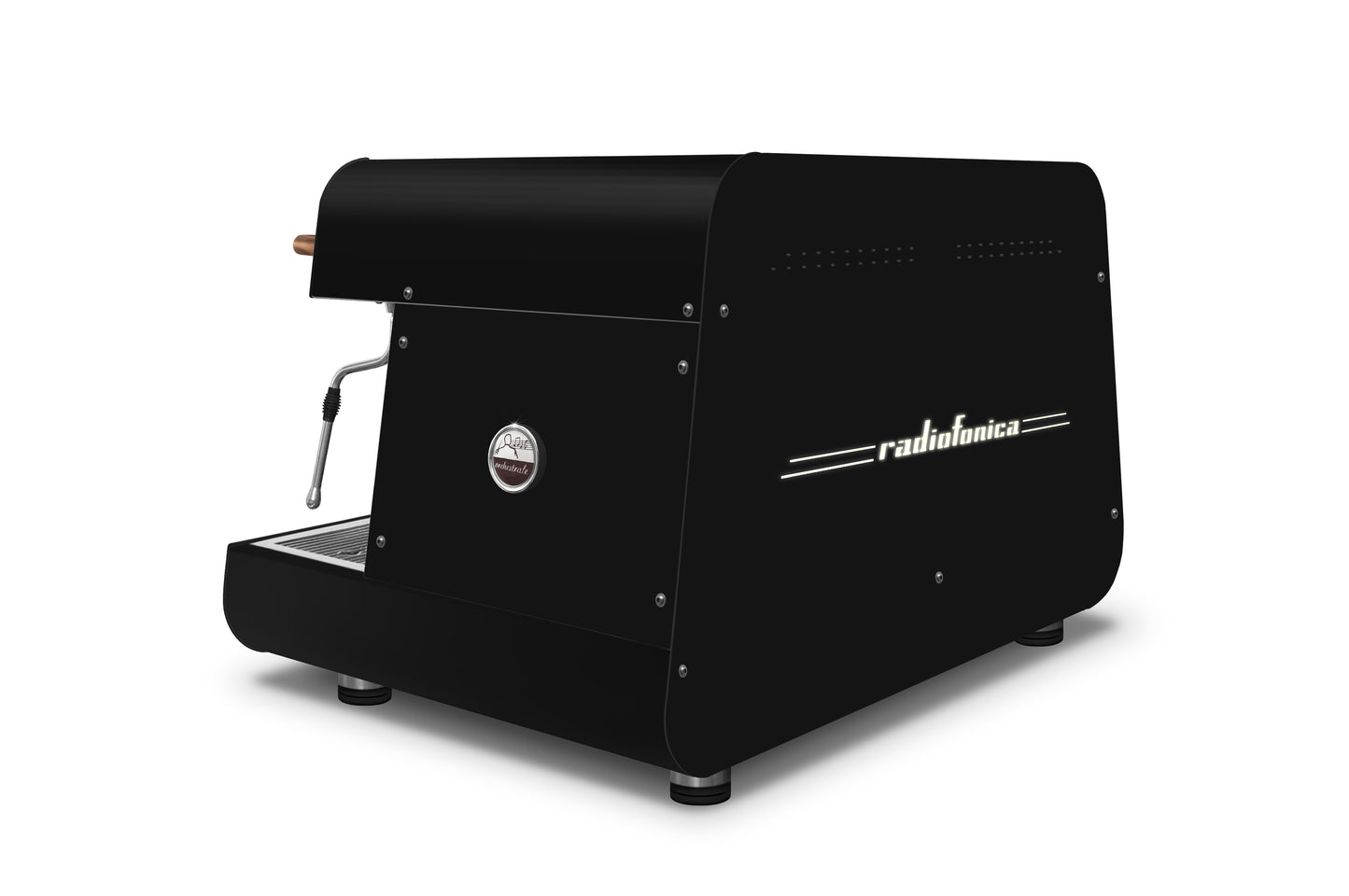 RADIOFONICA 2GR Display with PURGE button ALL BLACK WITH NUT KIT ORCHESTRALE