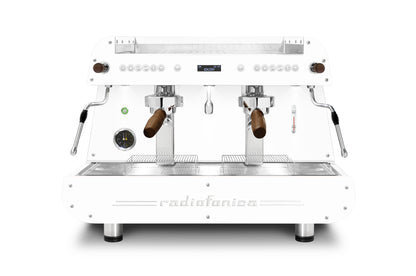 RADIOFONICA 2GR Display with PURGE button ALL WHITE WITH NUT KIT ORCHESTRALE