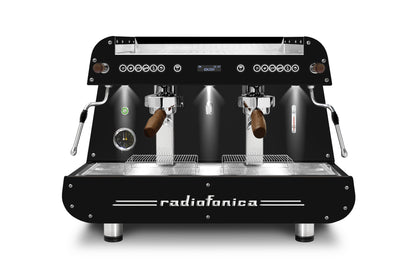 RADIOFONICA 2GR Display with PURGE button ALL BLACK WITH NUT KIT ORCHESTRALE