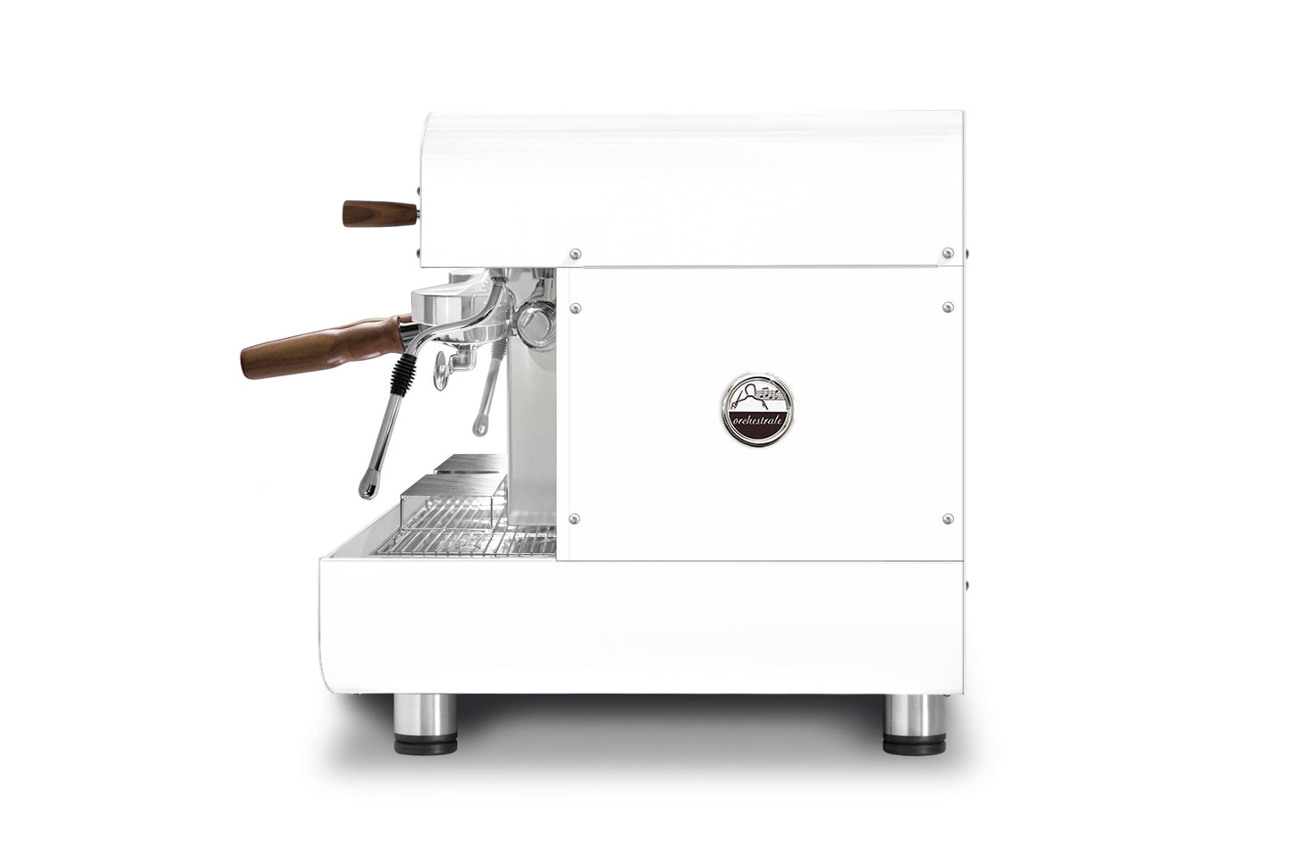 RADIOFONICA 2GR Display with PURGE button ALL WHITE WITH NUT KIT ORCHESTRALE