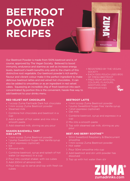 Beetroot Powder 100 g - Zuma