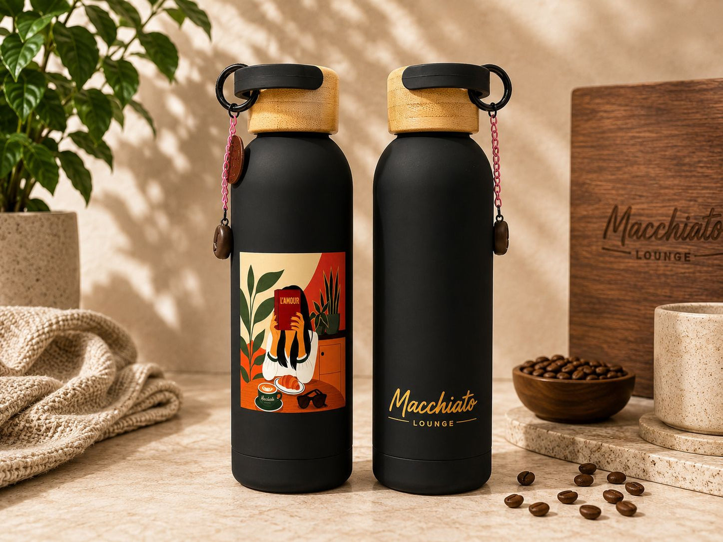 Macchiato Lounge Bottle - Black