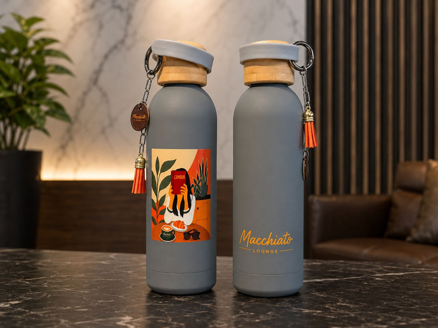 Macchiato Lounge Bottle - Gray