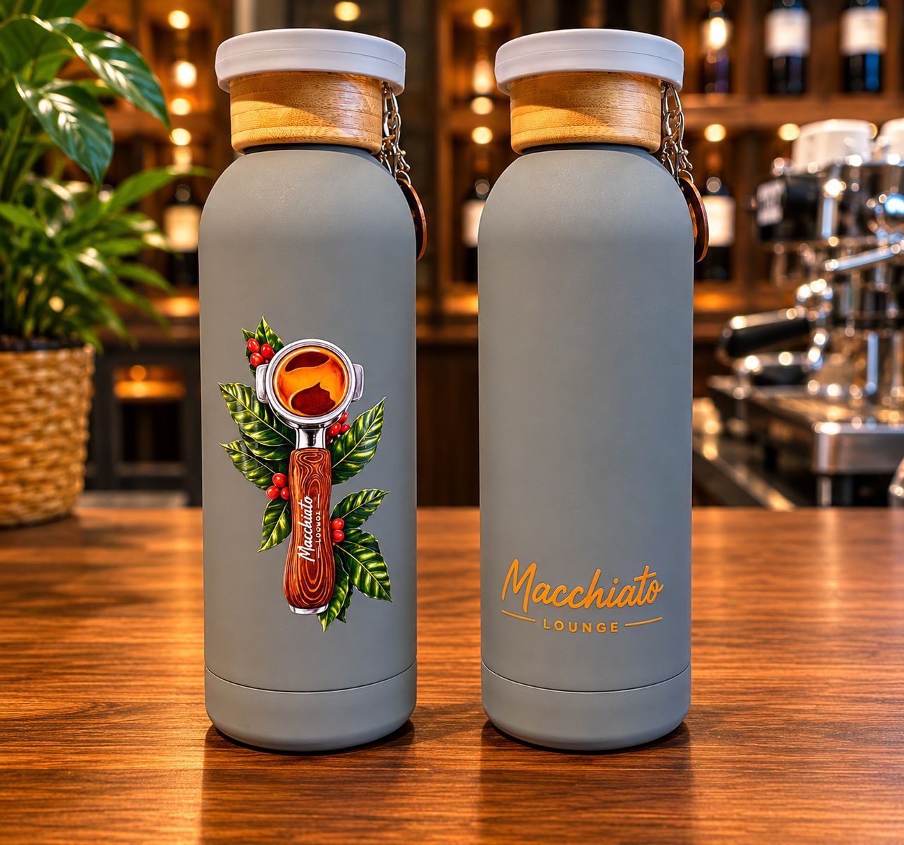 Macchiato Lounge Bottle - Gray