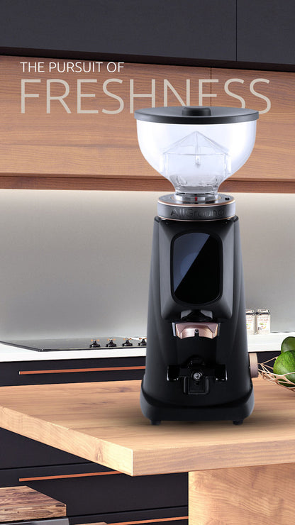 All Ground All Purpose Home Coffee Grinder - BLACK Matte WITH ROSE GOLD