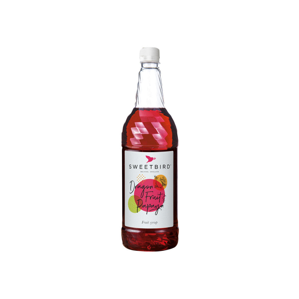 dragon fruit & papaya syrup 1000 ml - sweetbird