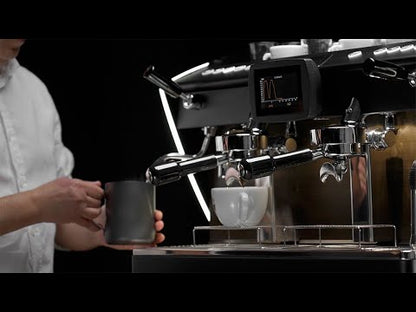 ETNICA EVOLUTION - ALL BLACK MATT WITH DOUBLE LED SIDE AND NUT KIT SPECIAL EDITION-FULL OPTION / ORCHESTRALE COFFEE MACHINE